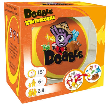 Gra dobble zwierzaki