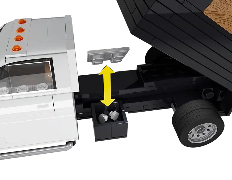 Klocki - RAM 3500 Dump Truck, 296 el.