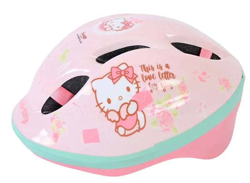 Kask Hello Kitty rower/hulajnoga różowy