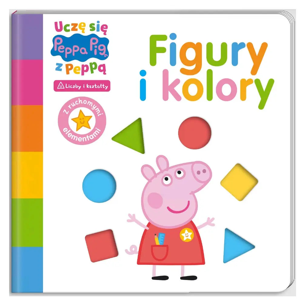 Świnka peppa uczę się z peppą cz1 figury i kolory