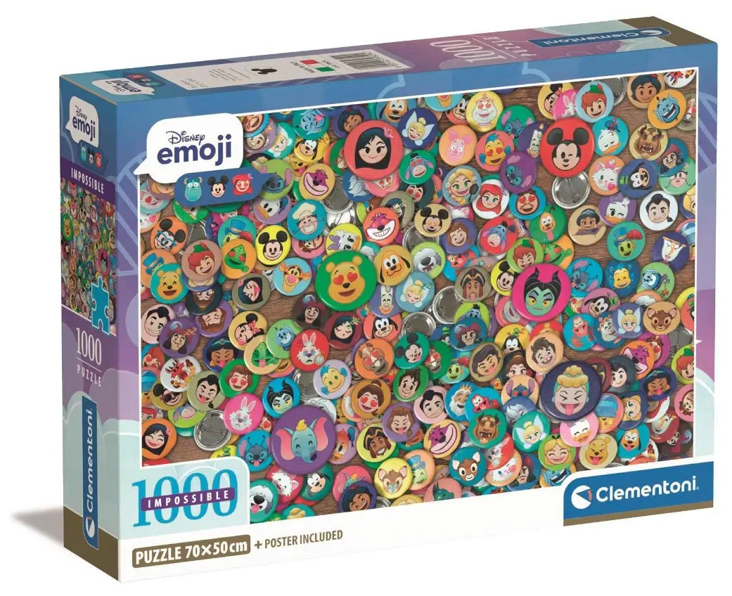 Puzzle 1000 elementów compact disney emoji