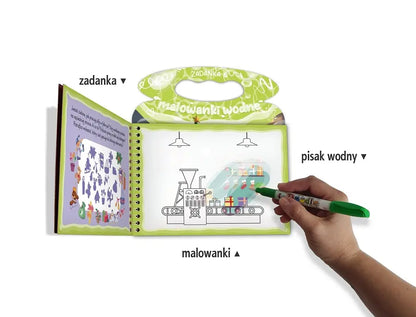 Zadanka i malowanki wodne. Idą święta