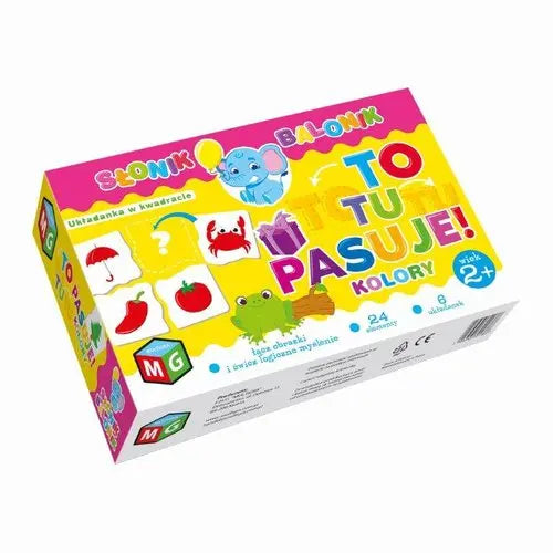 To tu pasuje - Kolory - Słonik Balonik