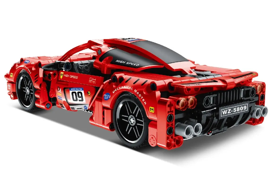 Immaster klocki super auto czerwone 437 elementów