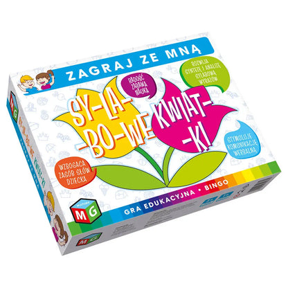 Gra edukacyjna - Sylabowe kwiatki