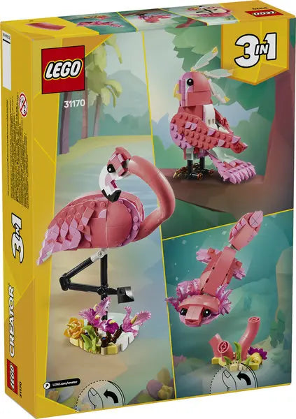 Lego Creator Dzikie zwierzęta Różowy flaming
