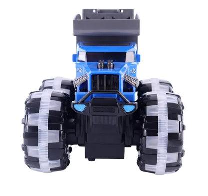 Pojazd Monster z autem w klatce św.koła 09480