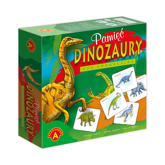 Gra pamięć dinozaury