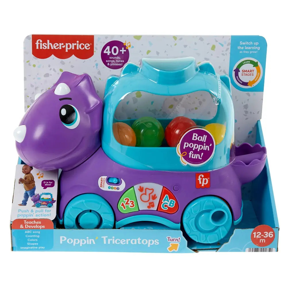 Fisher Price Dinuś podskakujące piłeczki