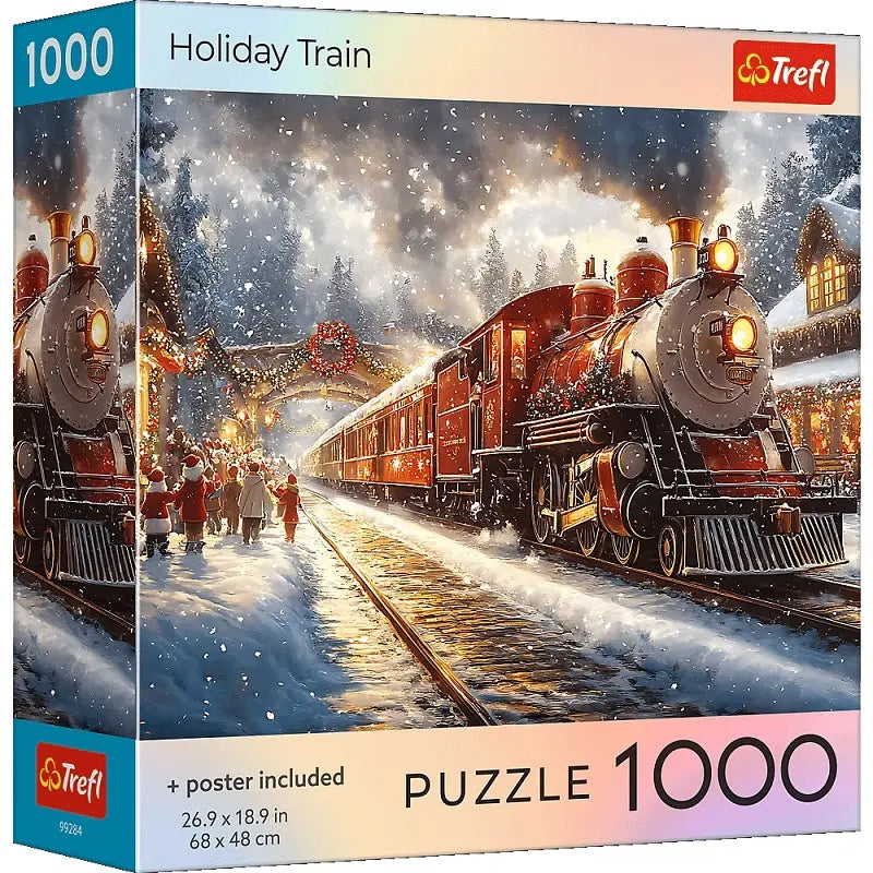 Puzzle 1000 el. USA Collection: Holiday Train