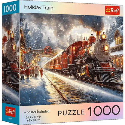 Puzzle 1000 el. USA Collection: Holiday Train