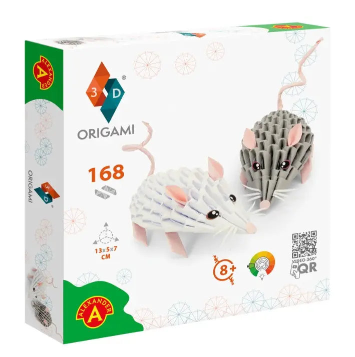 Origami 3d myszki