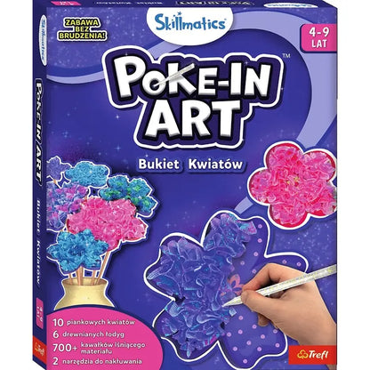 Zestaw kreatywny Skillmatics, Poke - In Art, Bukiet Kwiatów