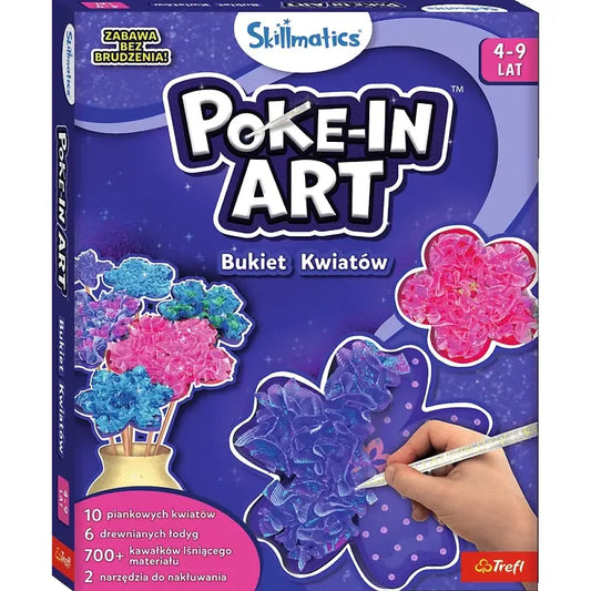 Zestaw kreatywny Skillmatics, Poke - In Art, Bukiet Kwiatów
