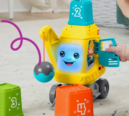 Fisher price wesoły dźwig układaj i licz
