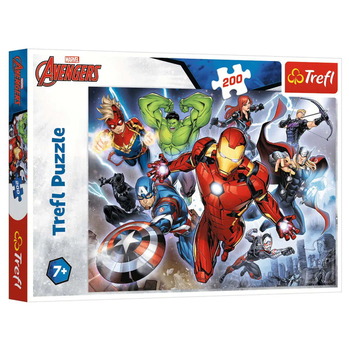 Puzzle 200 Waleczni Avengersi - Disney Marvel