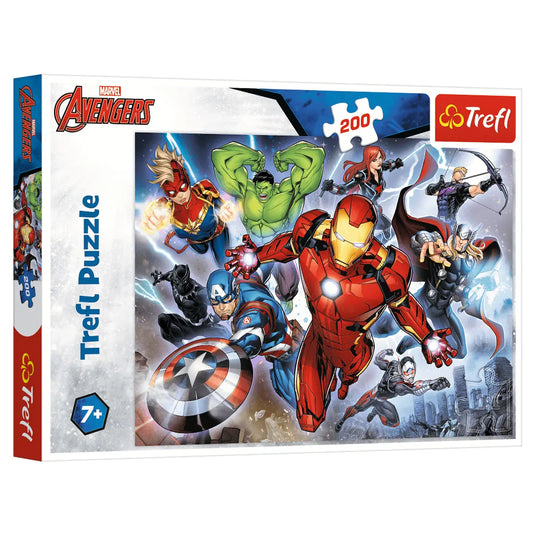 Puzzle 200 Waleczni Avengersi - Disney Marvel