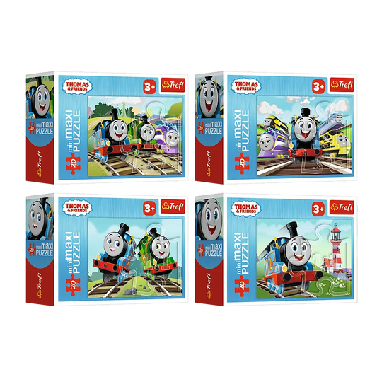 Puzzle minimaxi 20 elementów z tomkiem jest wesoło