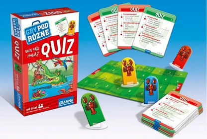 Gra podróżna quiz gdzie raki zimują?