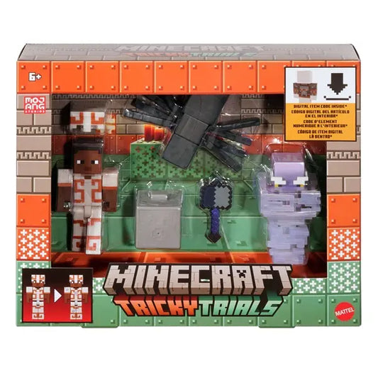 Minecraft Trudne próby 3 figurki + akcesoria