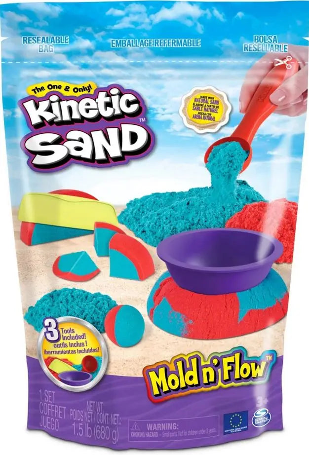 Kinetic sand 2-kolorowy piasek z akcesoriami