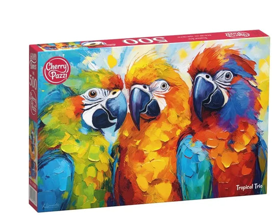 Puzzle 500 el. Cherry Pazzi - Tropical Trio