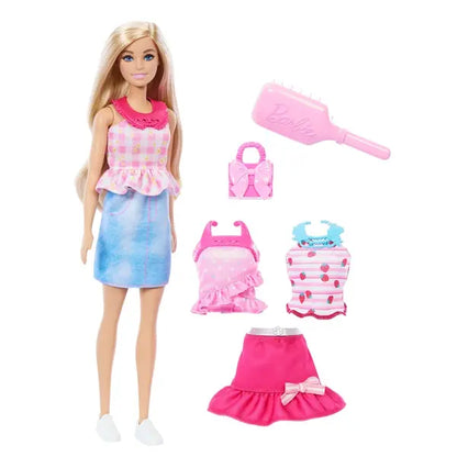 Barbie lalka z zestawem ubranek