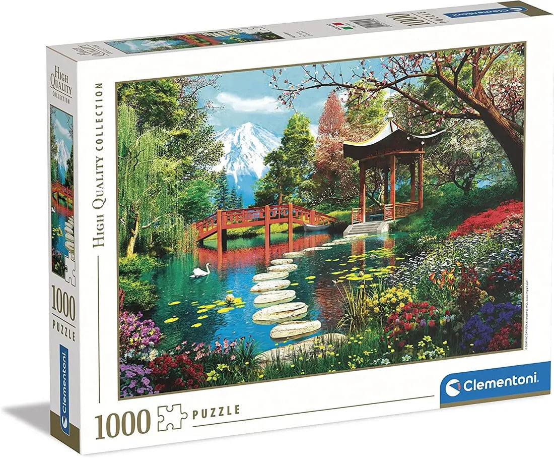 Clementoni puzzle 1000 hq gardens of fuji