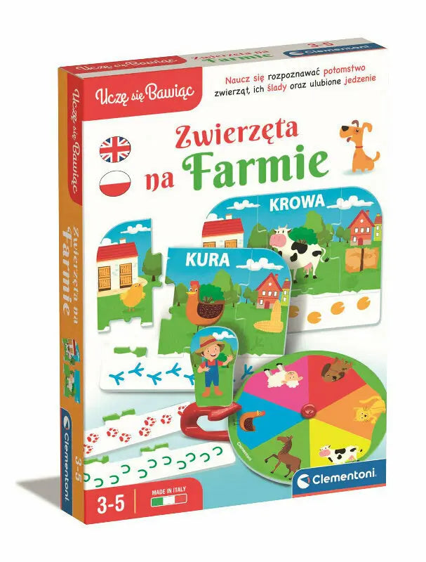 Uczę się bawiąc! zwierzęta na farmie