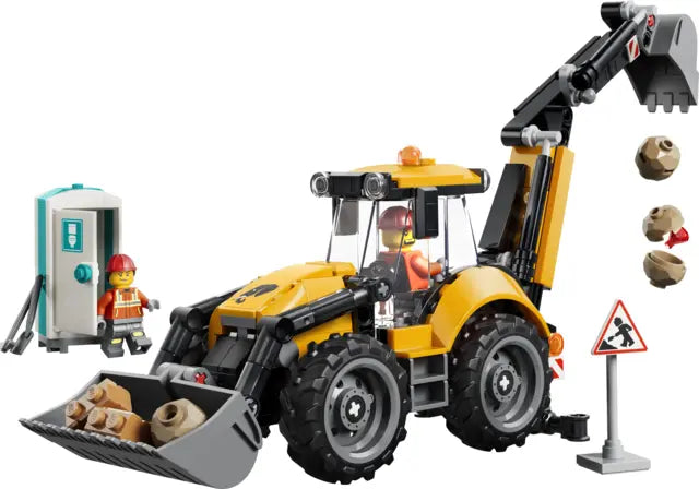 Lego City - Żółta koparko-ładowarka