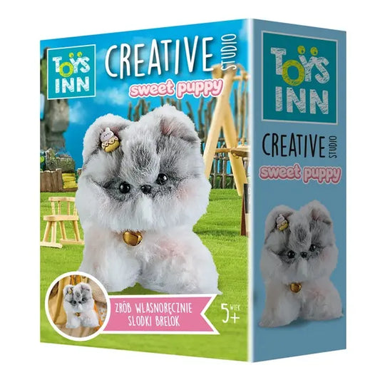 DIY Sweet puppy - szary kotek
