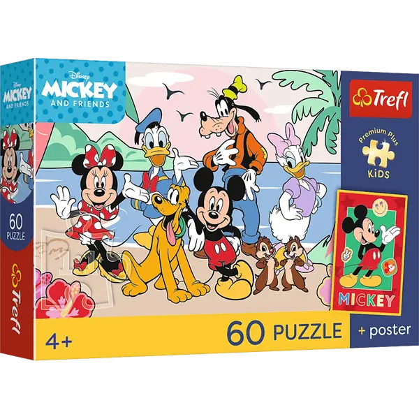 Puzzle Premium Plus Kids, Disney 60 el. Wesoła misja