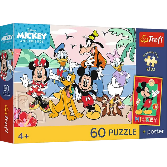 Puzzle Premium Plus Kids, Disney 60 el. Wesoła misja