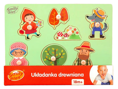Smily play układanka czerwony kapturek