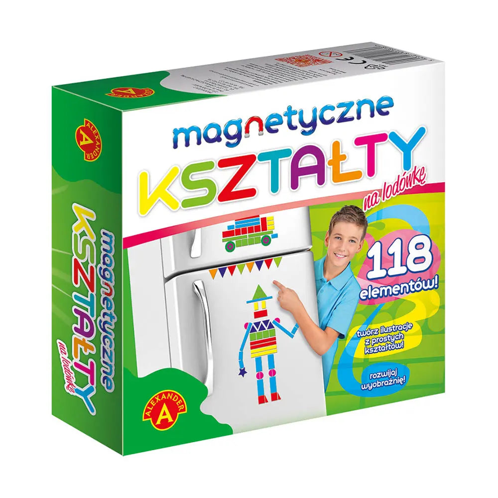 Kształty magnetyczne na lodówkę zestaw magnesów