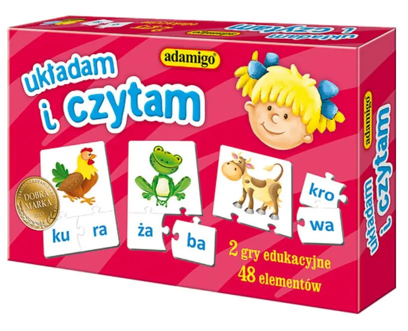 Układam i czytam gra edukacyjna