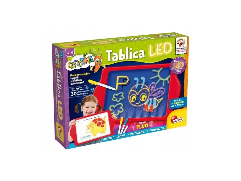 Lisciani carotina tablica led