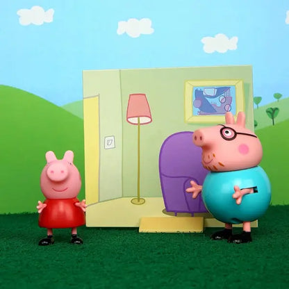 Figurka Świnka Peppa + tata Peppy