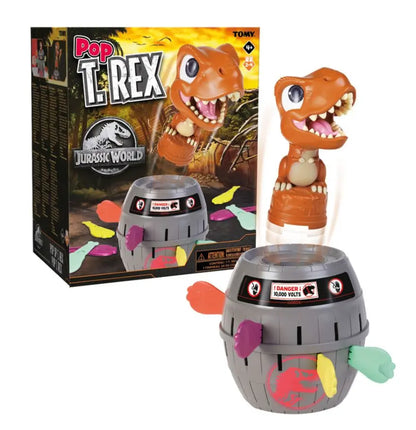 Tomy games gra pop up t-rex