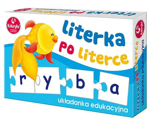 Literka po literce układanka edukacyjna