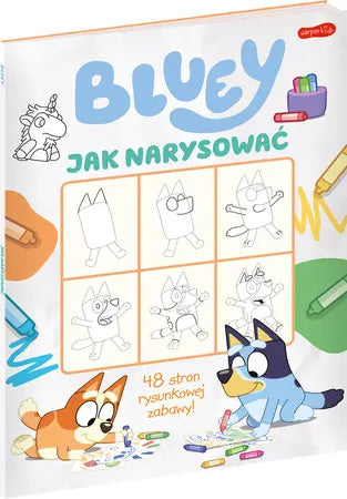 Kolorowanka bluey : jak narysować