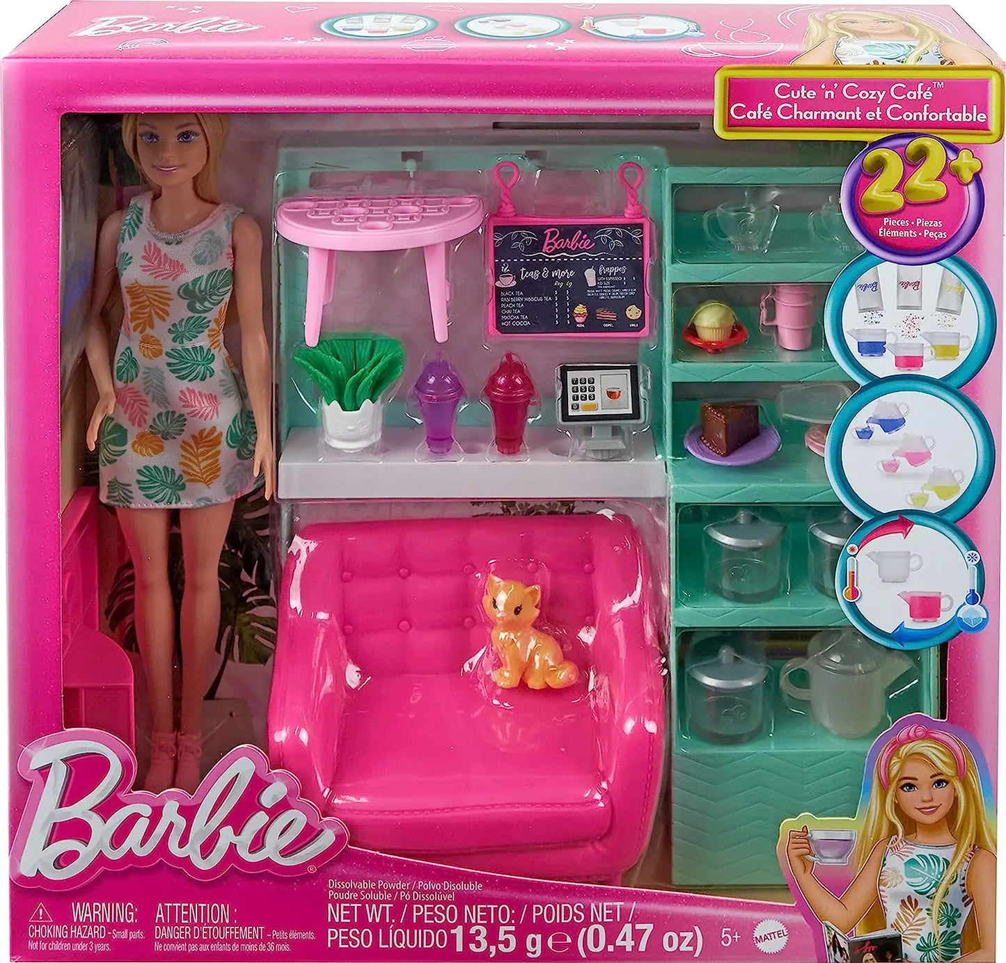 Barbie lalka zestaw relaks w kafejce