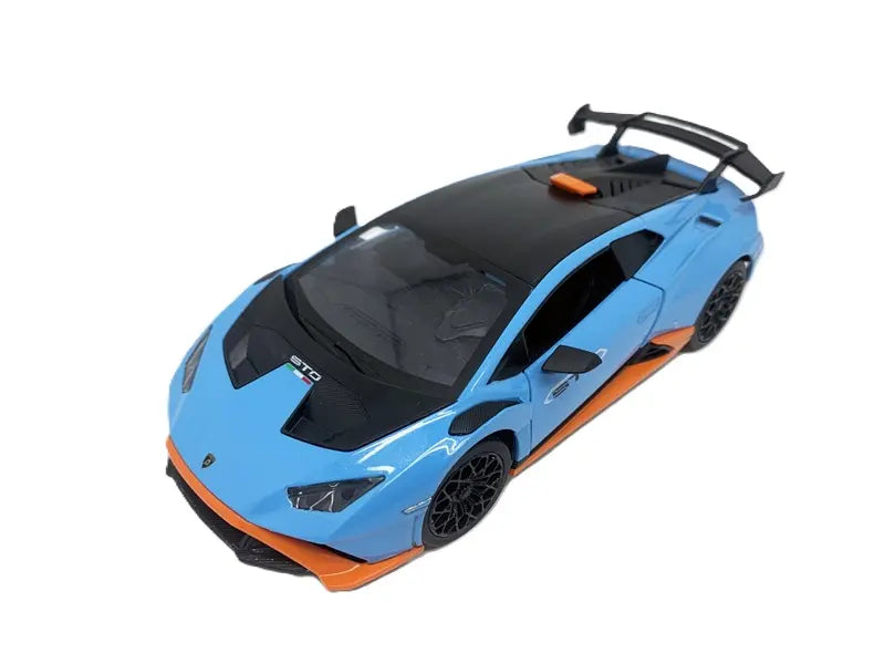 Model Lamborghini Huracan niebieski ze światłem i dźwiękiem 1:24