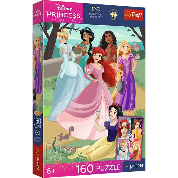 Puzzle Premium Plus Disney 160 el. Czarujące przyjęcie
