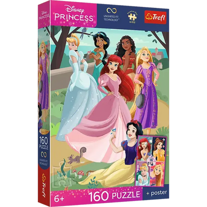 Puzzle Premium Plus Disney 160 el. Czarujące przyjęcie