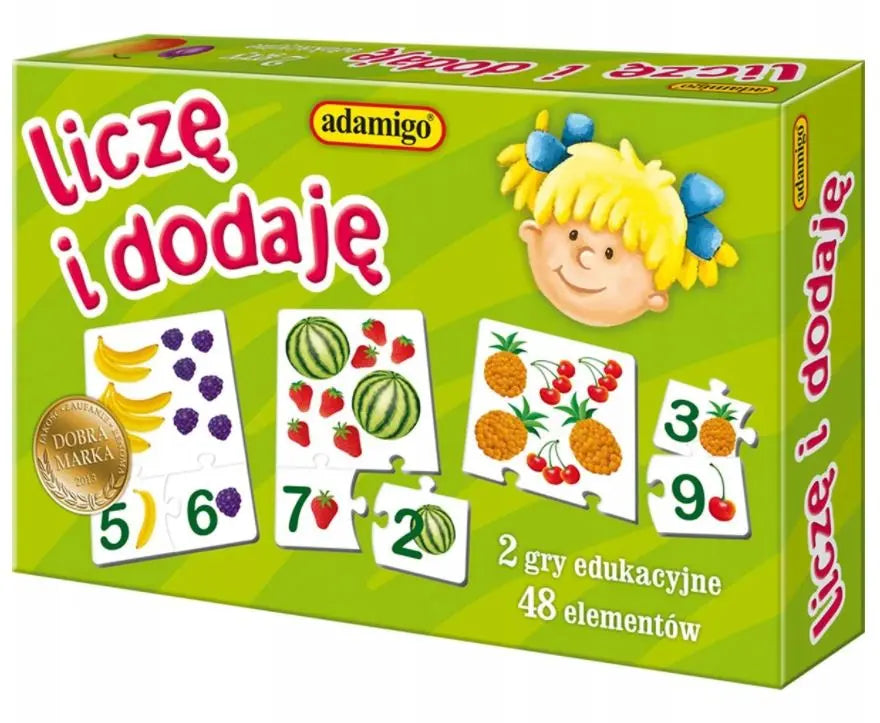 Liczę i dodaję układanka edukacyjna