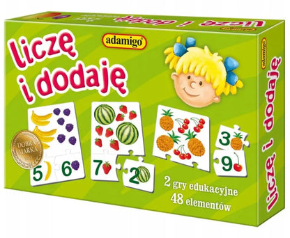 Liczę i dodaję układanka edukacyjna