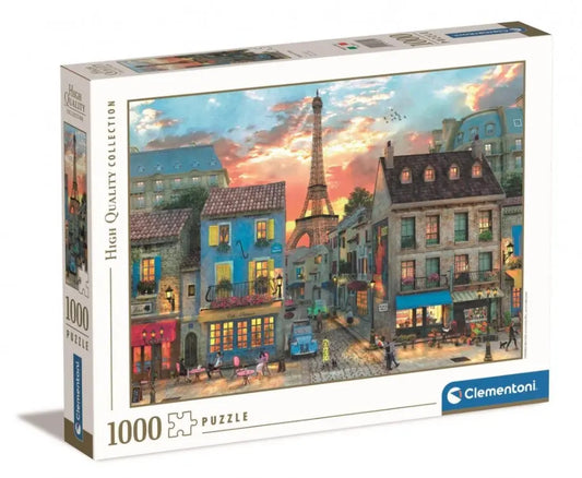 Clementoni puzzle 1000 elementów HQ Himeji Streets of Paris - Paryska Ulica
