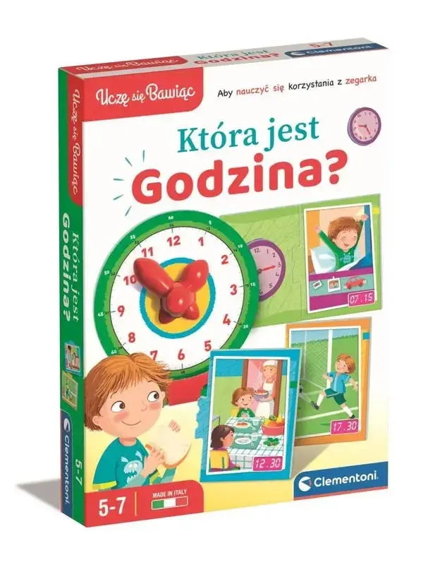 Uczę się bawiąc! Która jest godzina?