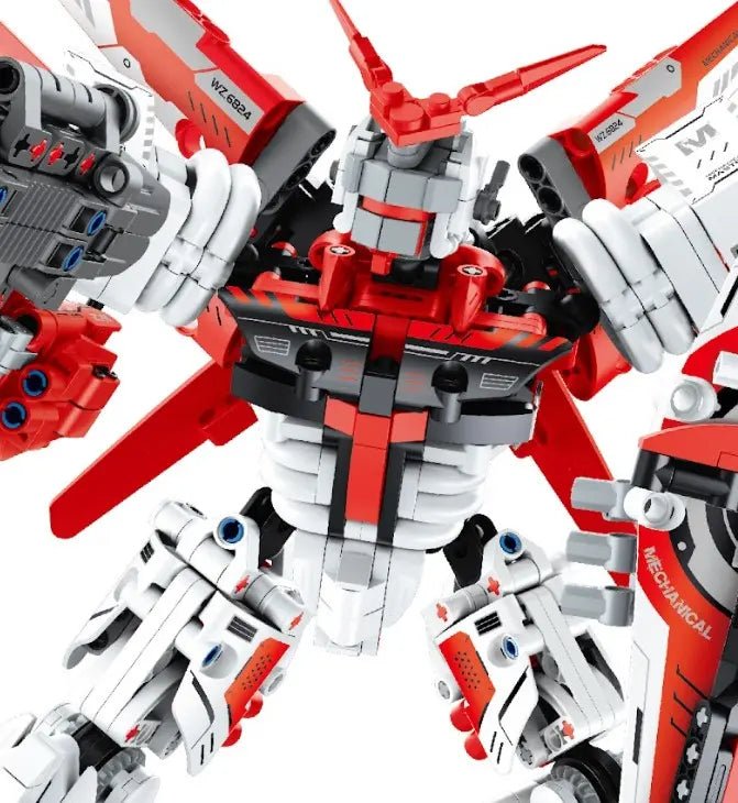 Immaster klocki mecha wojownik czerwony 1100 elementów